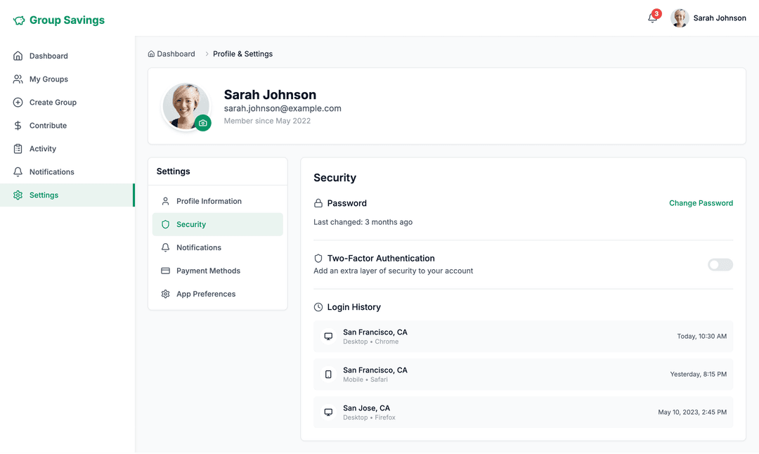 Group savings app - DhiWise Image 16