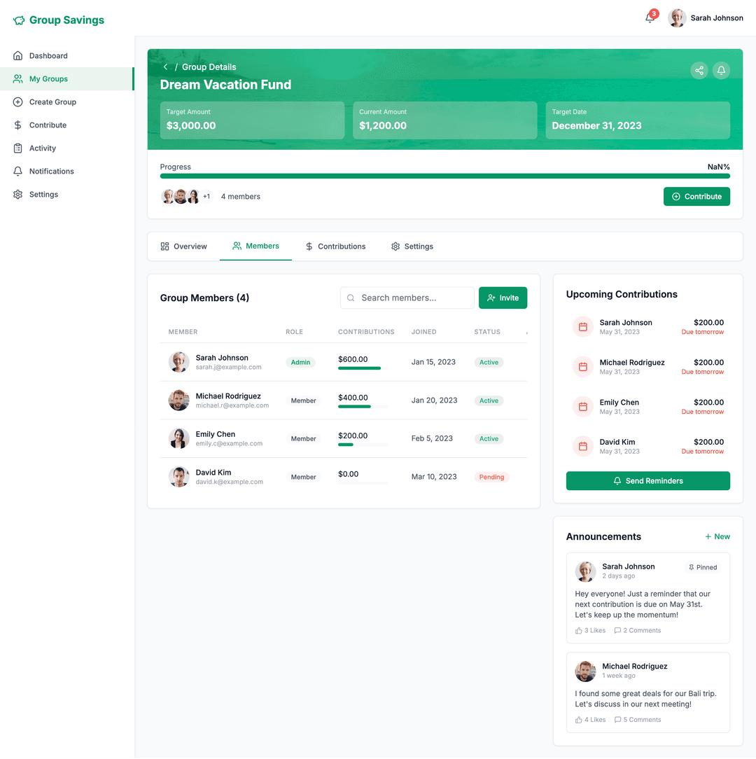 Group savings app - DhiWise Image 7