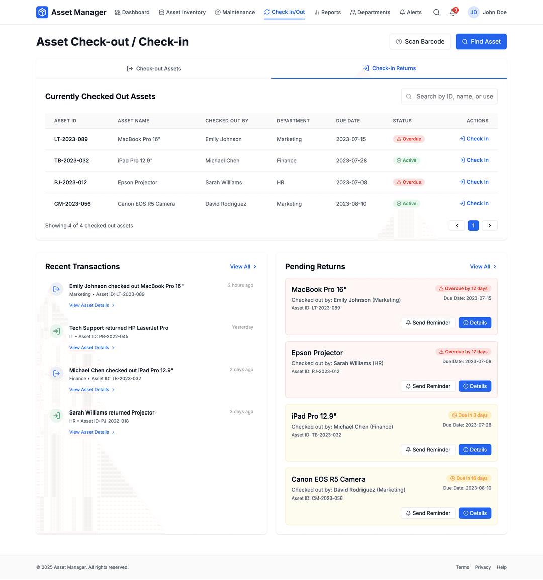 Office asset tracker - DhiWise Image 11