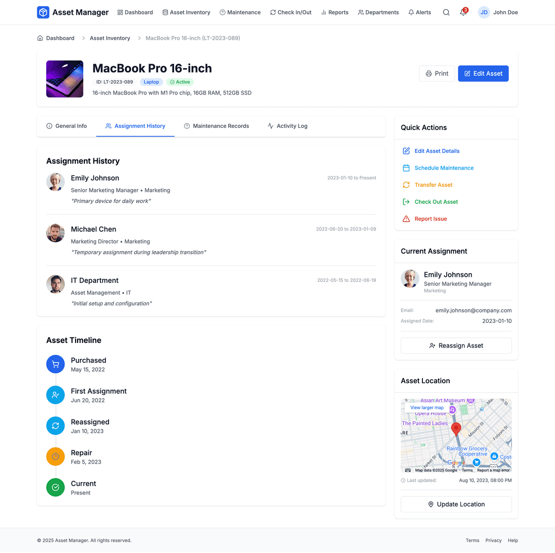 Office asset tracker - DhiWise Image 3