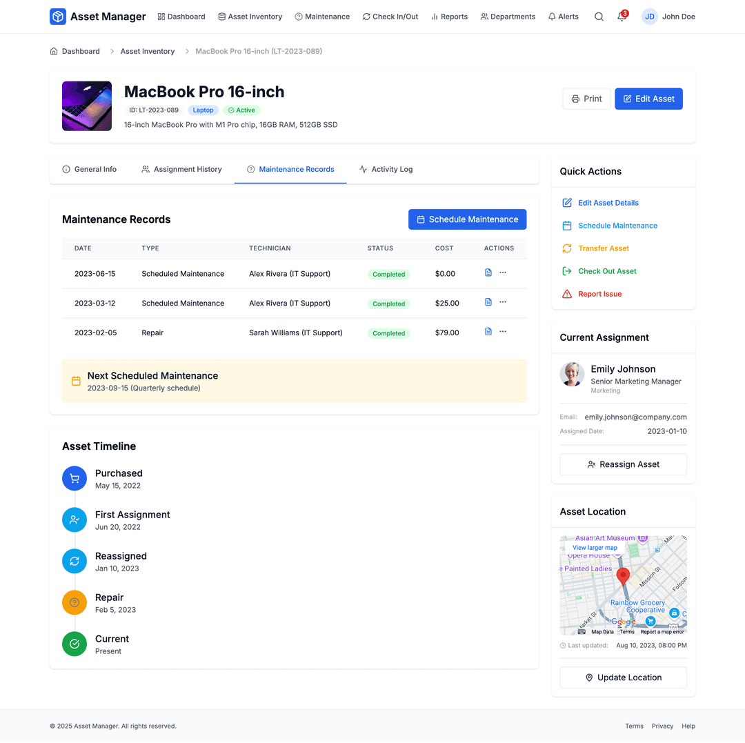 Office asset tracker - DhiWise Image 4