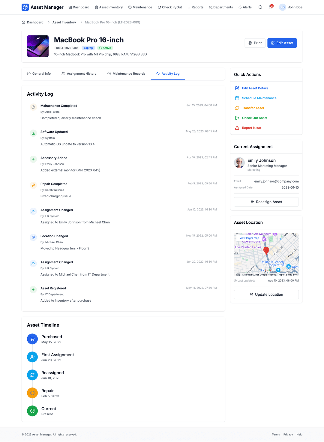 Office asset tracker - DhiWise Image 5