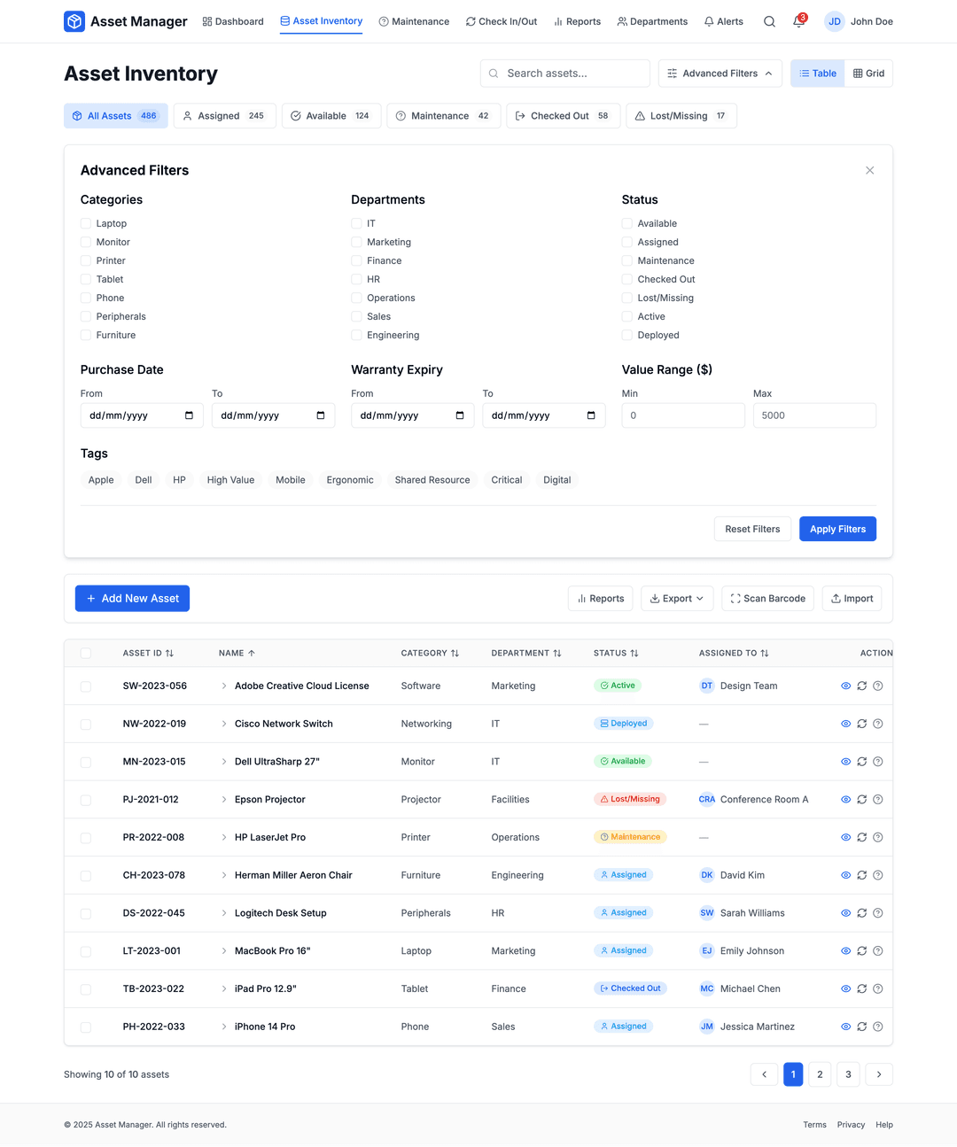 Office asset tracker - DhiWise Image 6