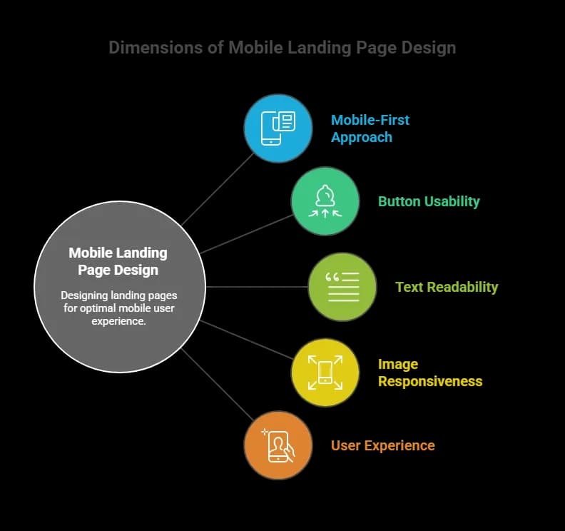 Dimensions of Mobile Landing Page Design.webp