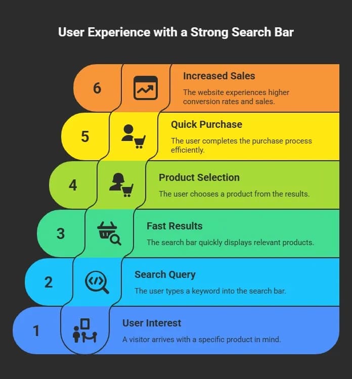 User Experience with a Strong Search Bar.webp