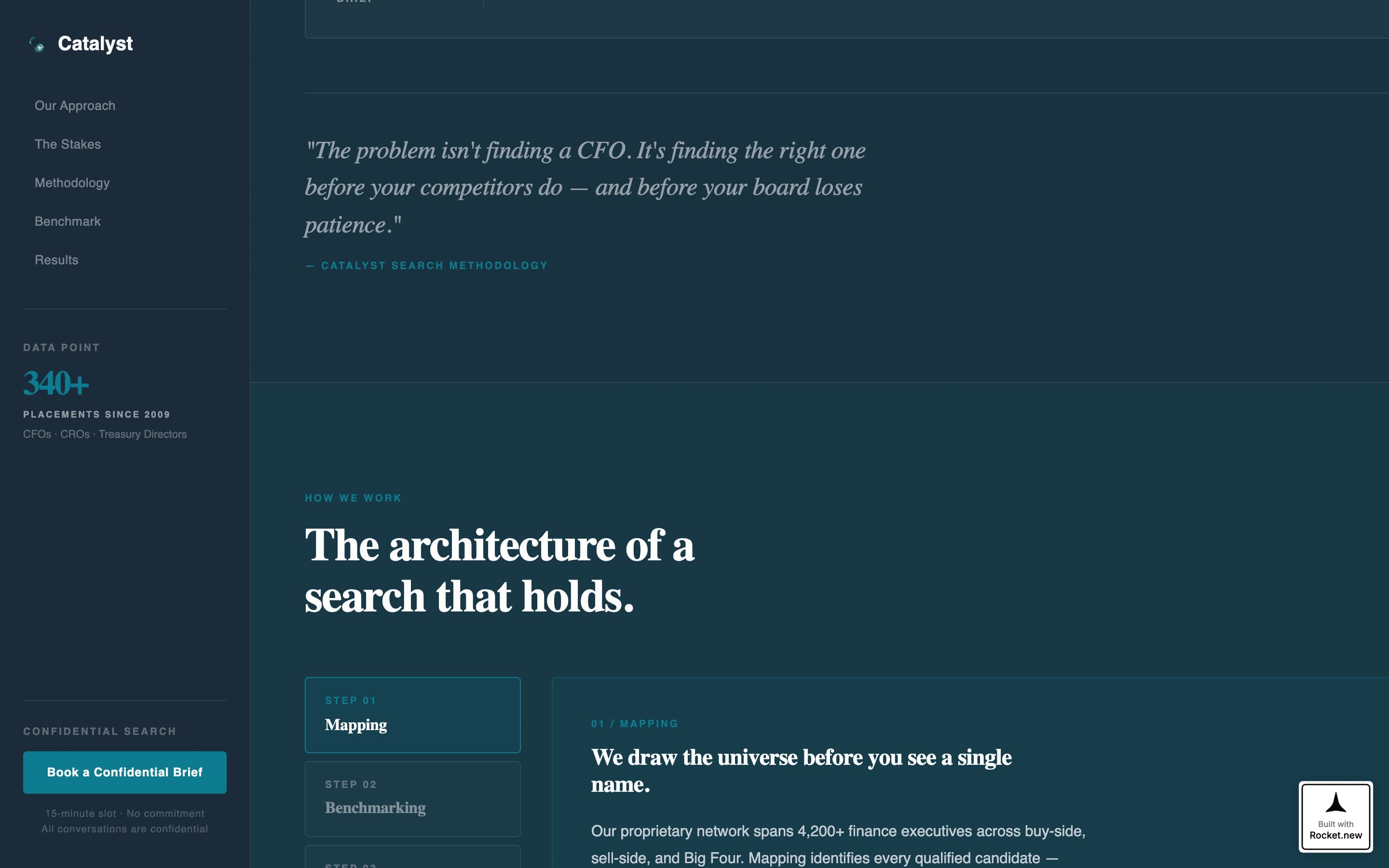 Catalyst - Financial Services Landing page Template