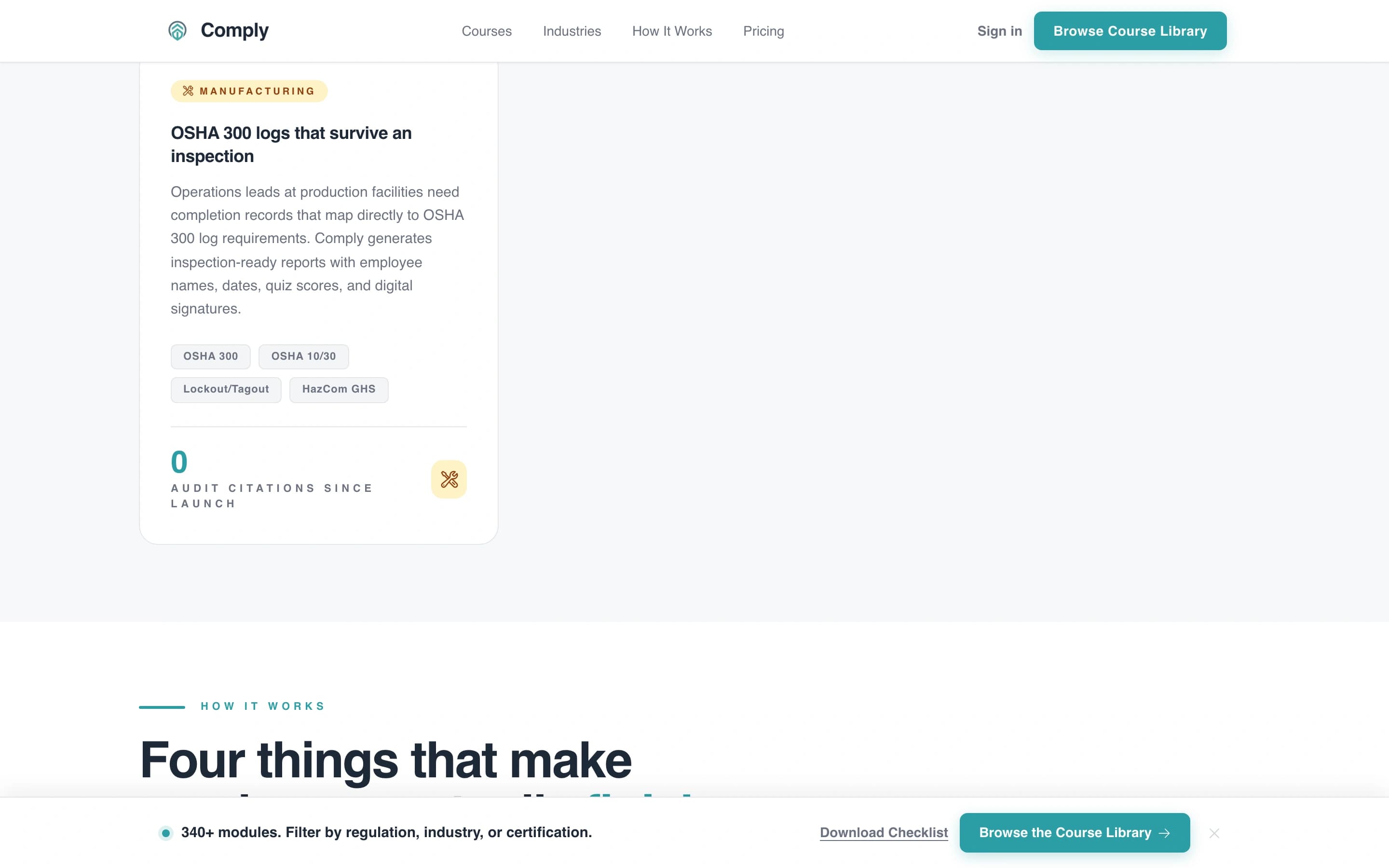 Comply - Trusted Compliance Landing Page Template