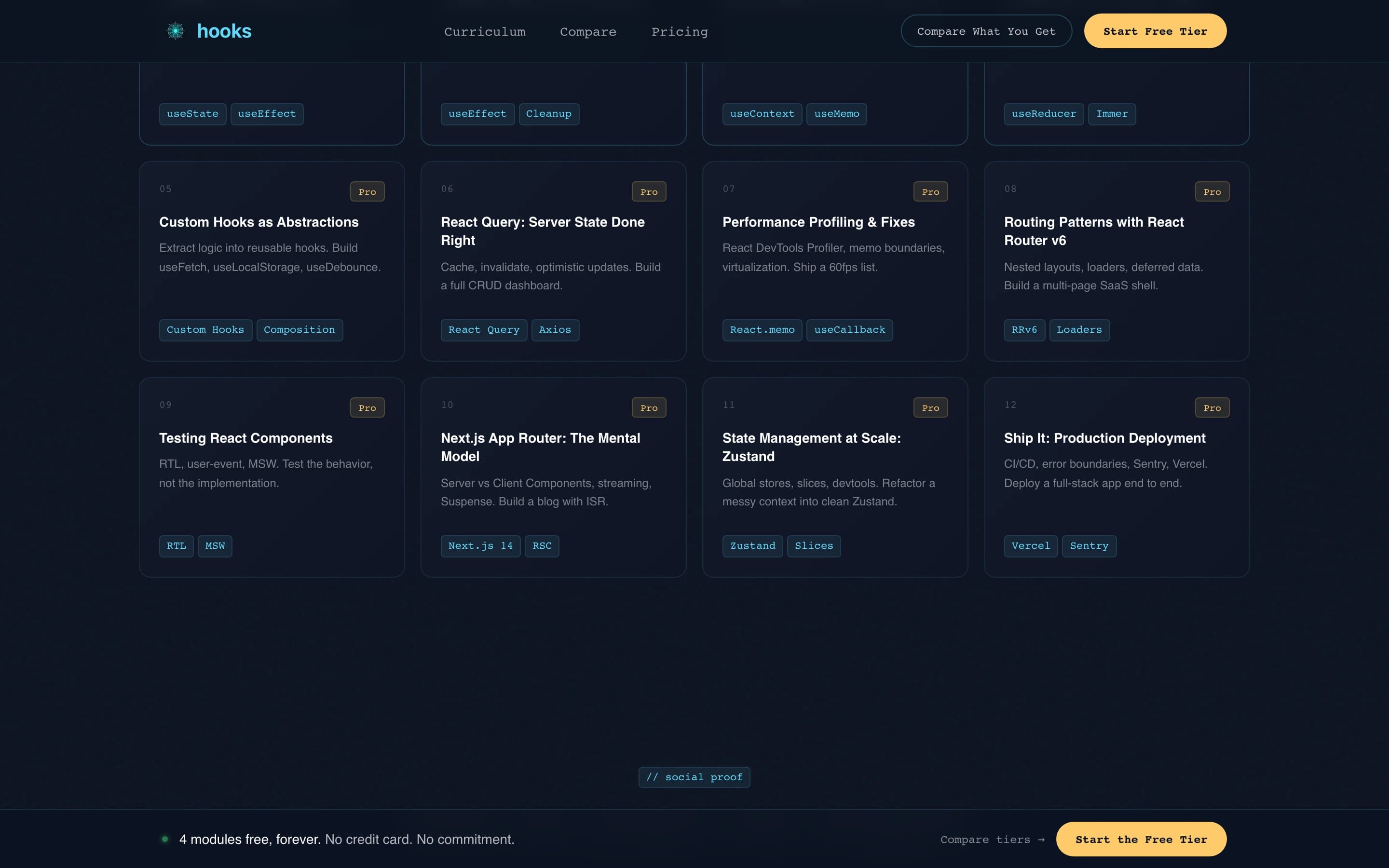 Hooks - Dynamic React Landing Page Template