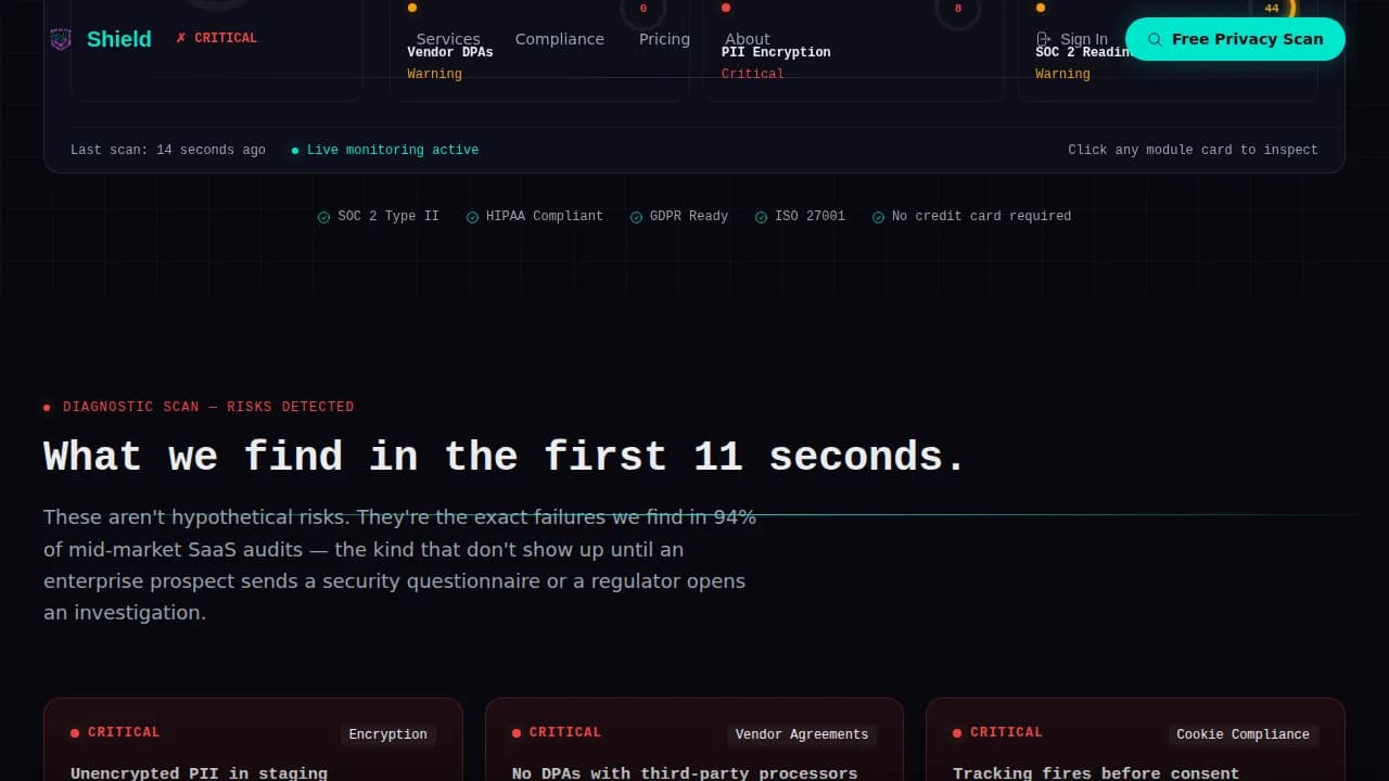 IT Services Company Privacy Policy Website Template