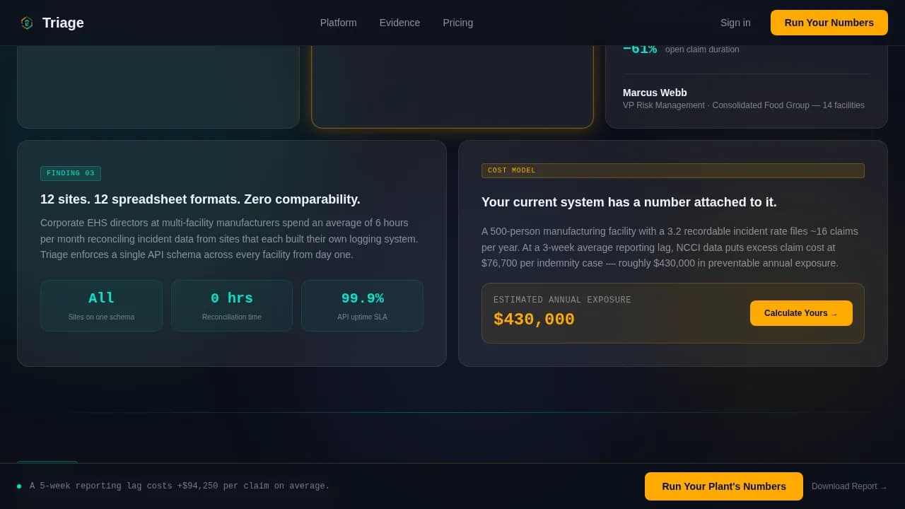 Manufacturing Software Professional Website Template