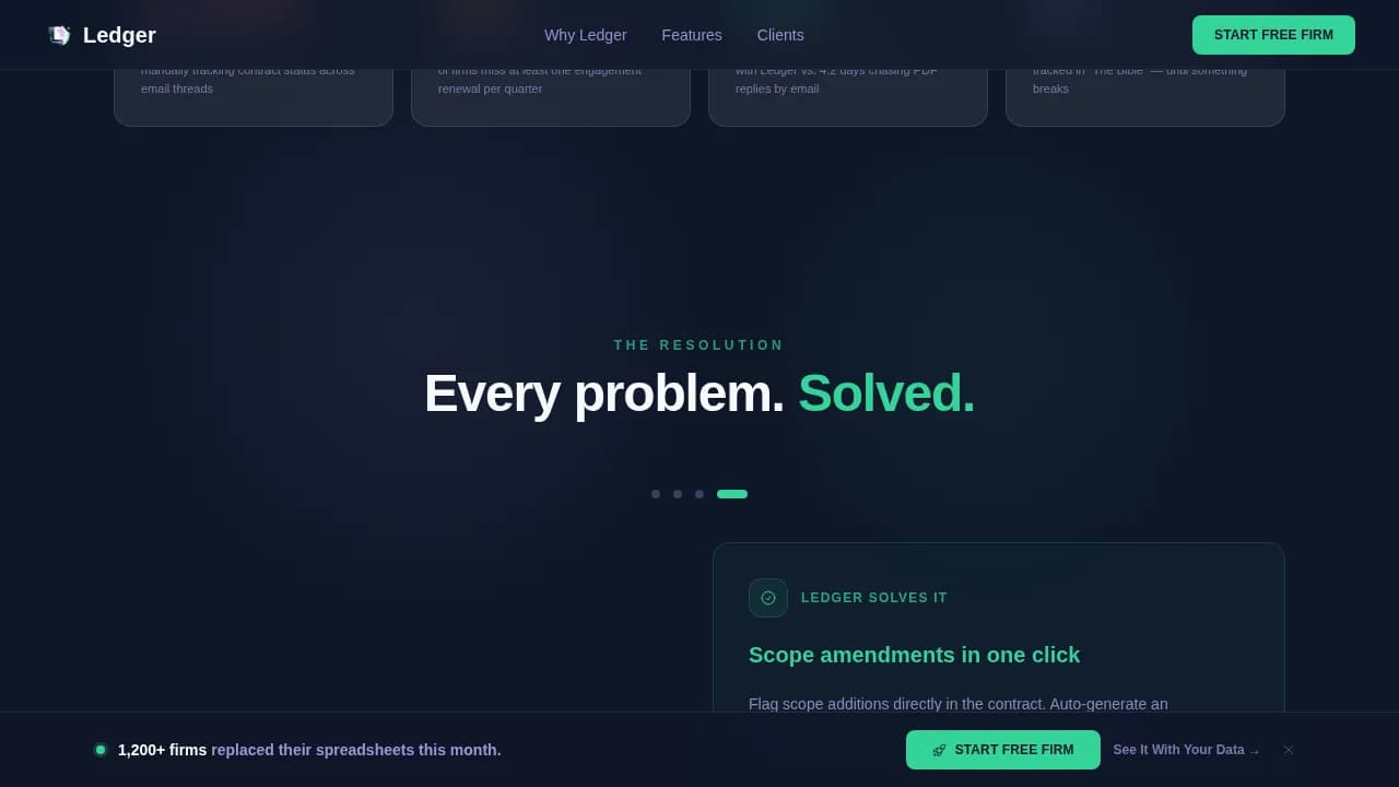 Accounting Firm Software Professional Website Template
