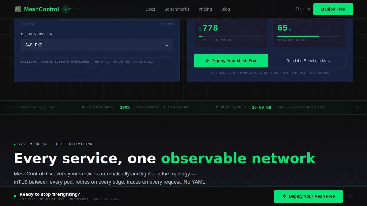 Lattice — Intelligent Infrastructure Platform Landing Page Template