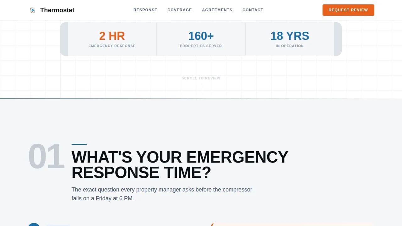 HVAC Contractor Marketing Directory Website Template