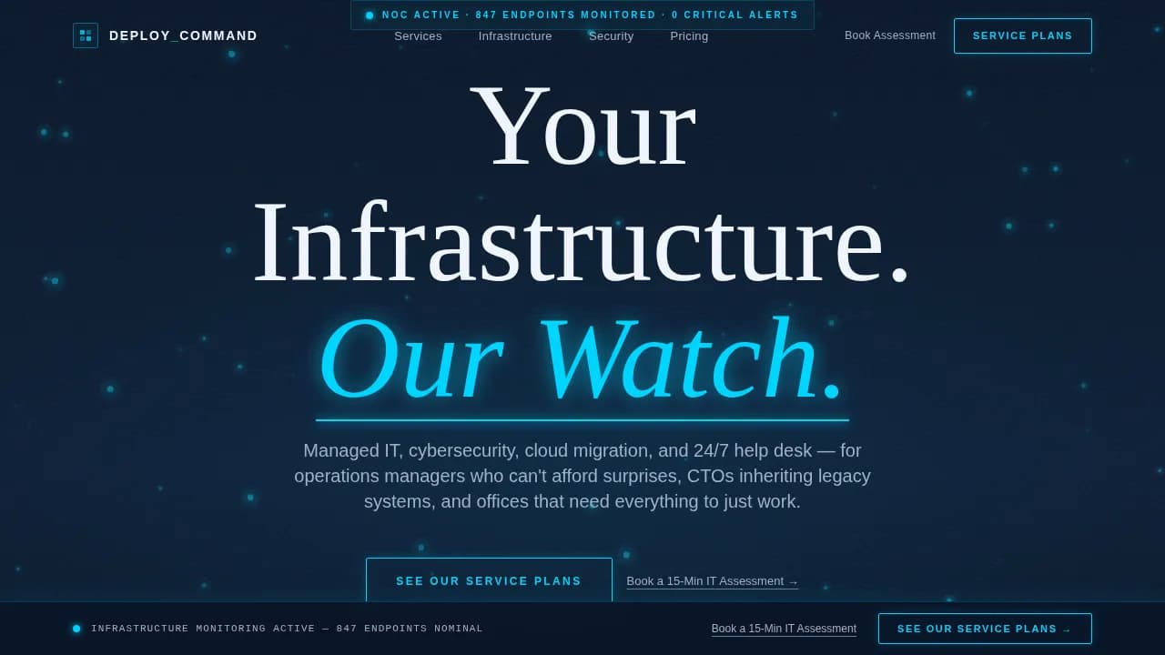 IT Services Company Reviews Website Template