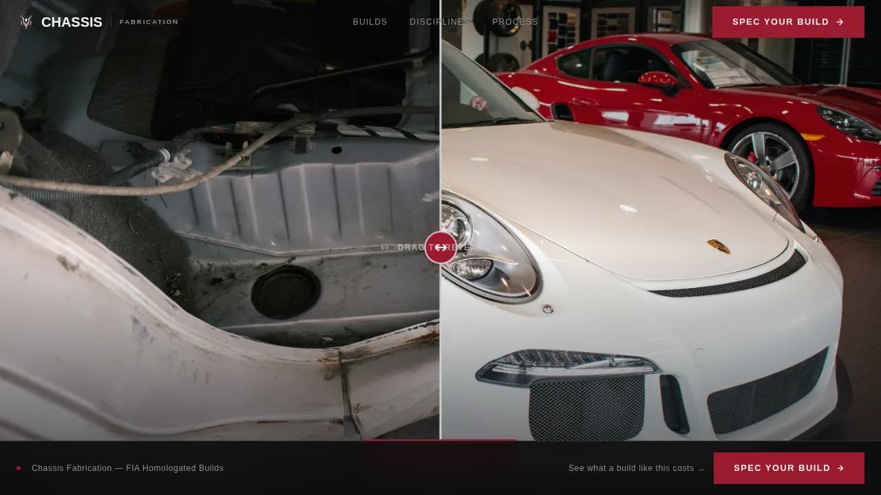 Turbo — Elite Motorsport Fabrication Landing Page Template