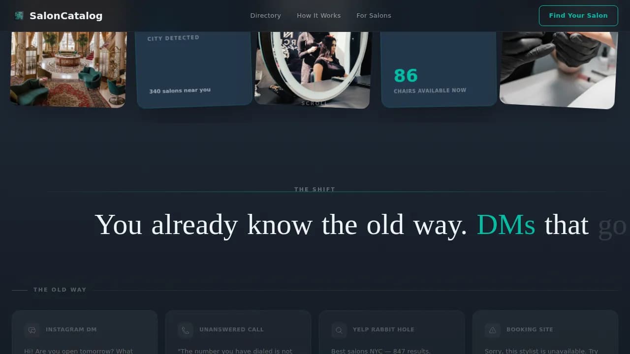 Connect — Curated Beauty Network Landing Page Template
