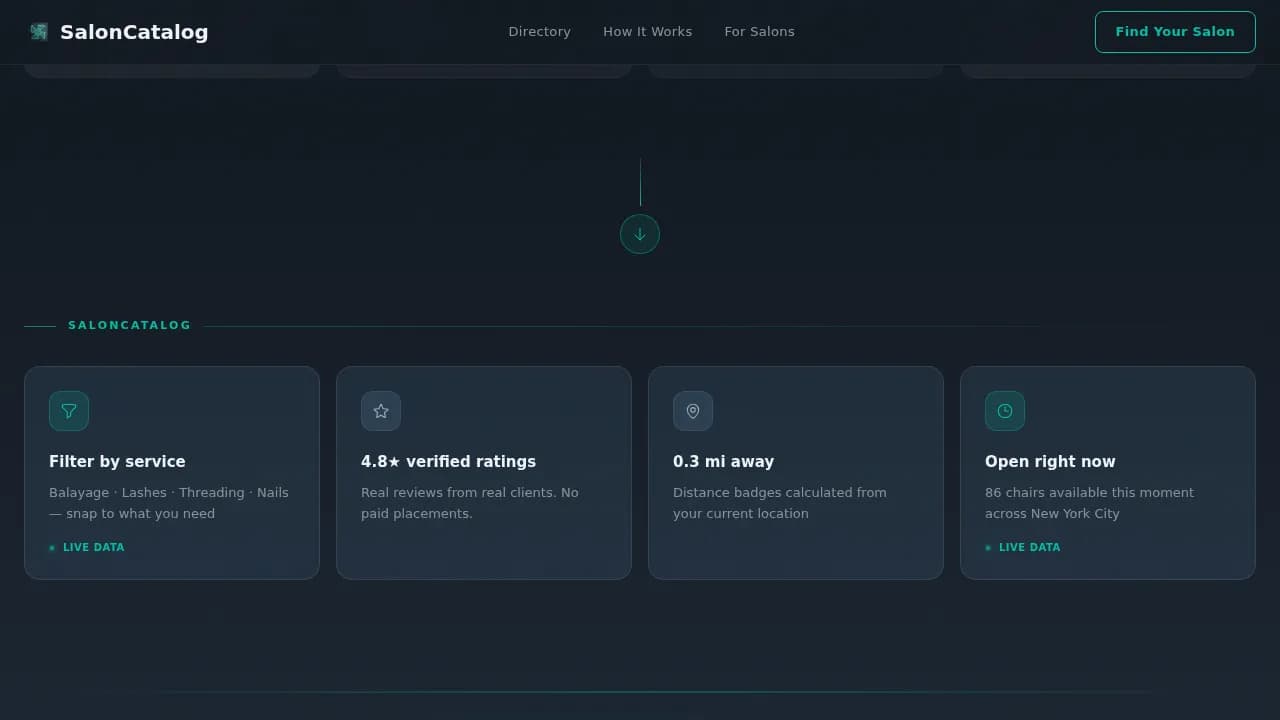 Connect — Curated Beauty Network Landing Page Template