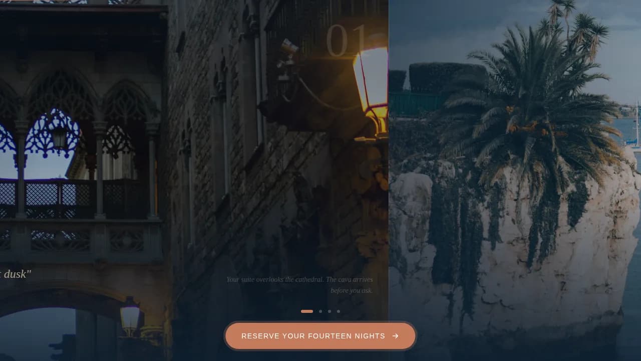 Spain Travel Booking Website Template
