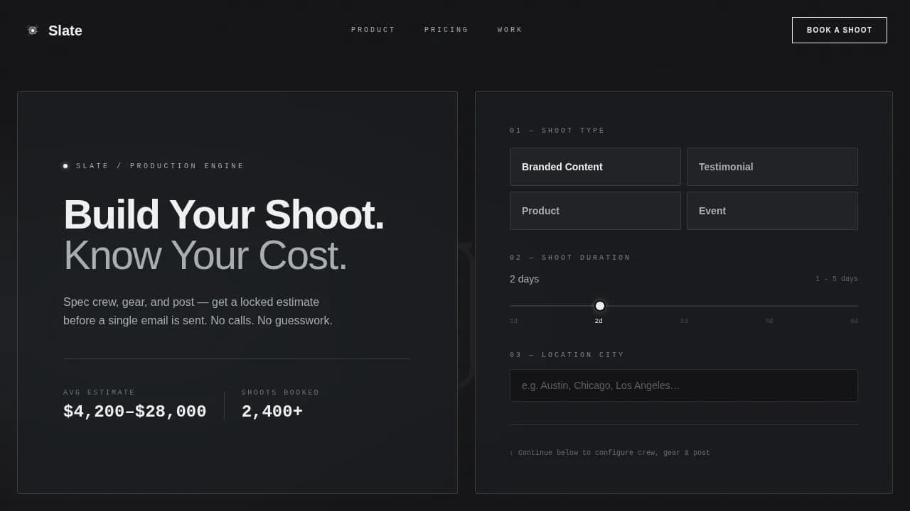 Estimate — Instant Video Production Landing Page Template