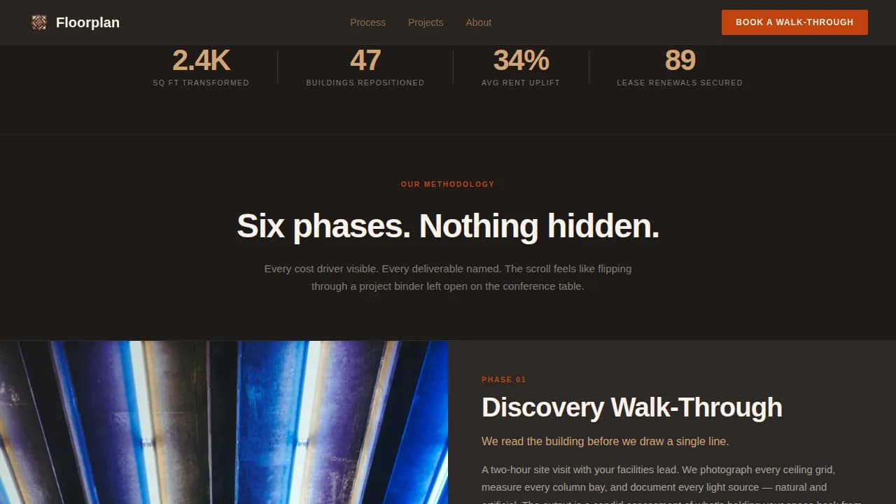 Layout — Office Interior Design Landing Page Template