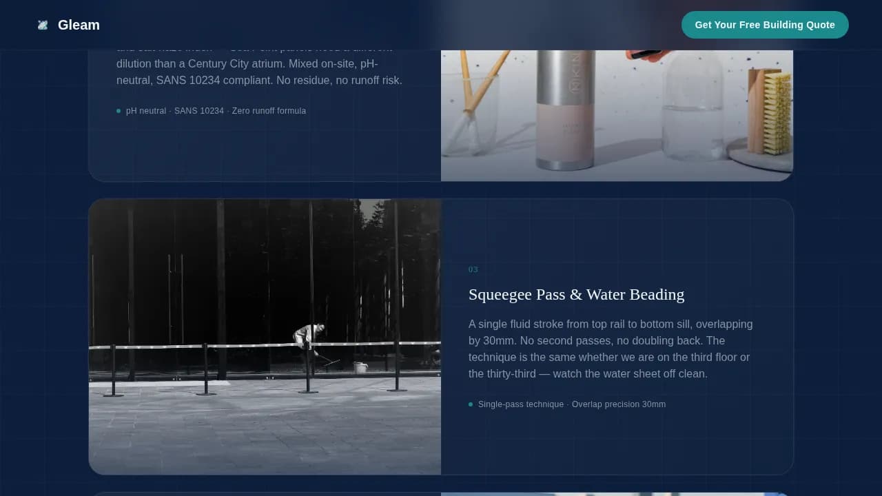 Sparkle — Window Cleaning Service Landing Page Template