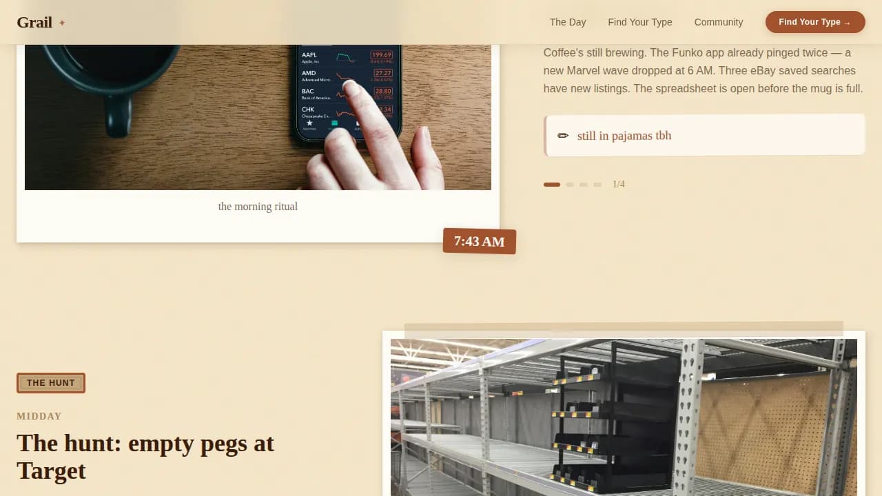 Collect — Passion Collectible Marketplace Landing Page Template
