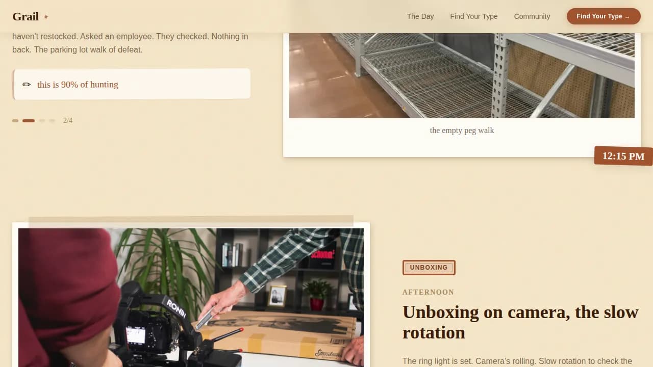 Collect — Passion Collectible Marketplace Landing Page Template