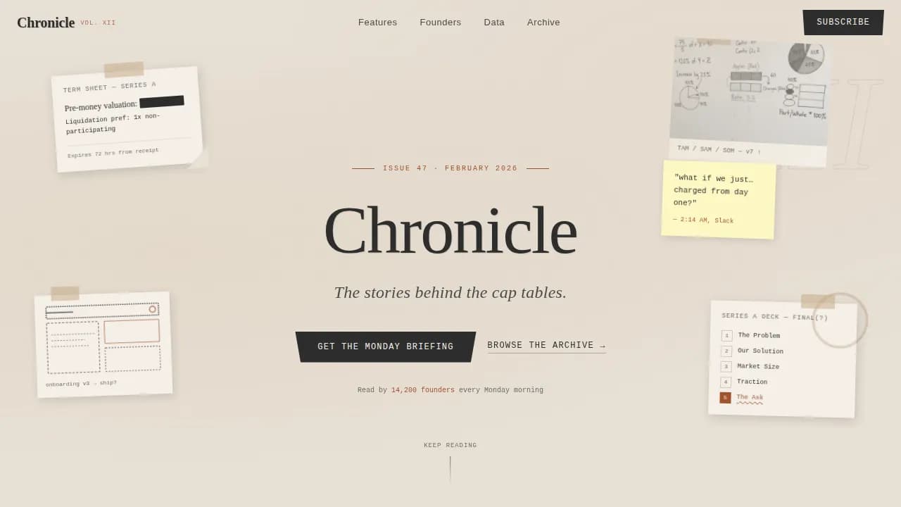 Stories — Innovative Tech Publication Landing Page Template