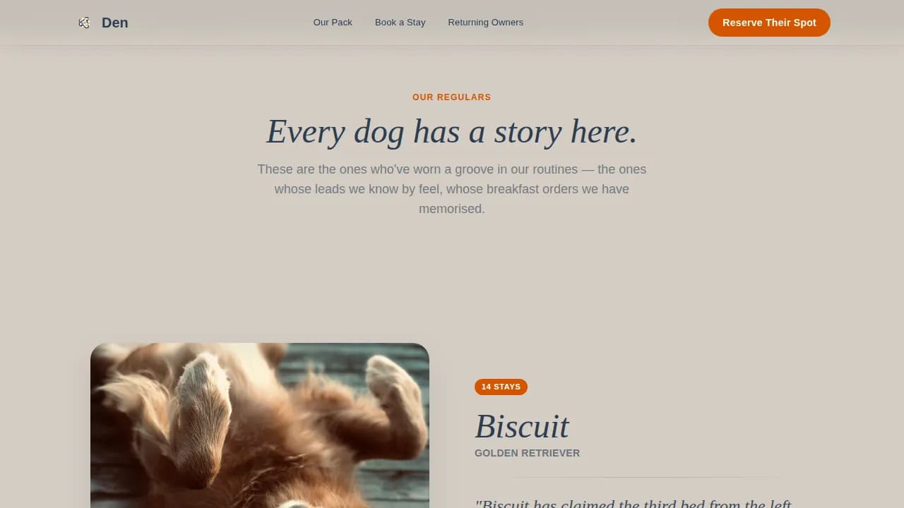 Pet Boarding & Daycare Booking Website Template