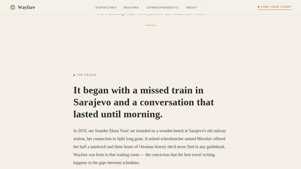 Travel Blog & Media Blog Website Template