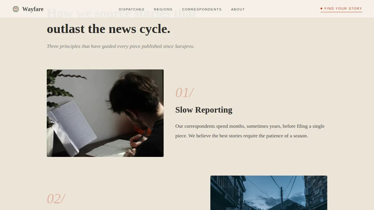 Travel Blog & Media Blog Website Template
