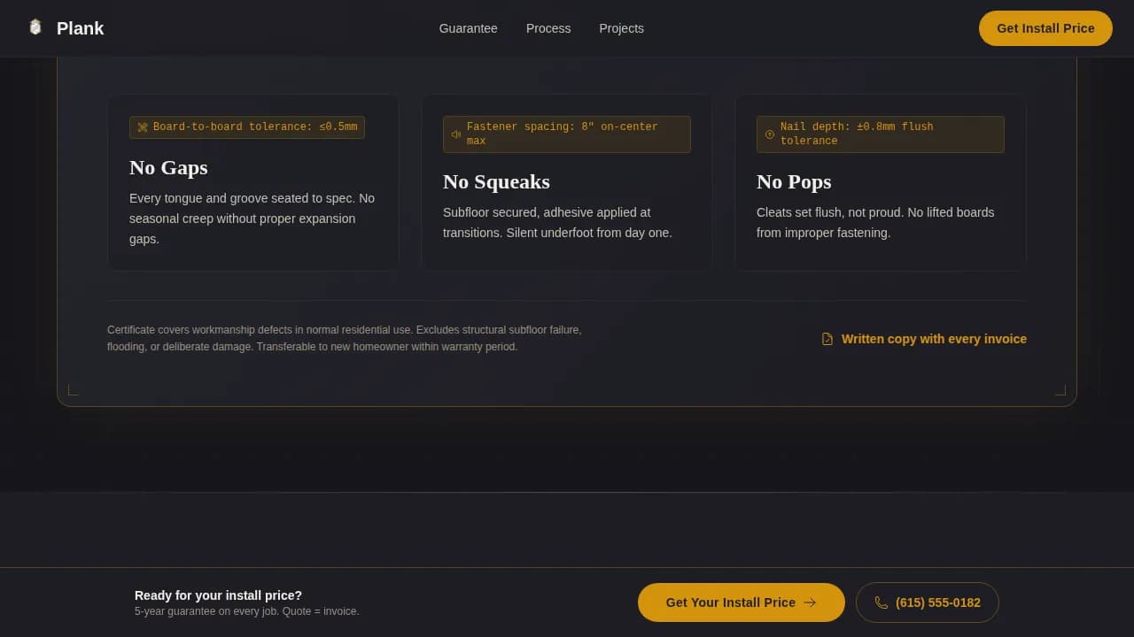 Wood Products & Professional Website Template