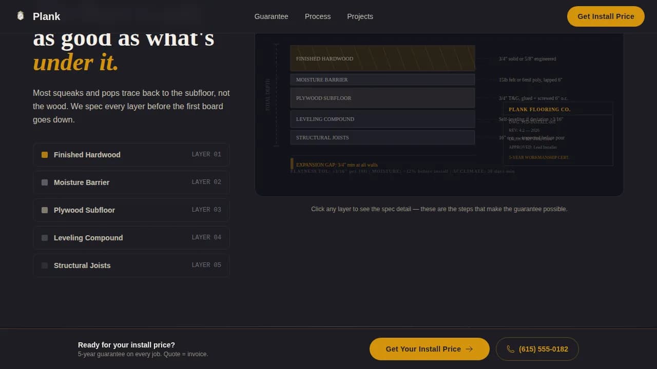 Wood Products & Professional Website Template