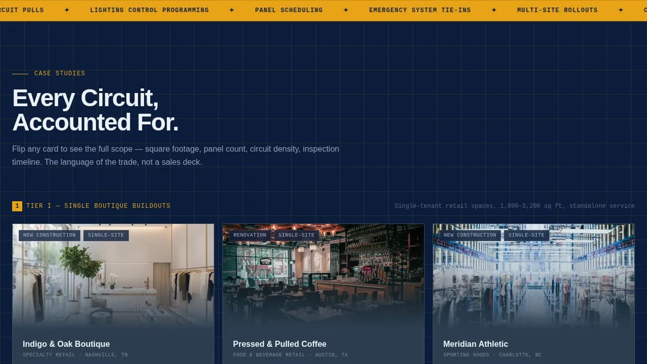 Switchgear — Expert Electrical Contractor Landing Page Template