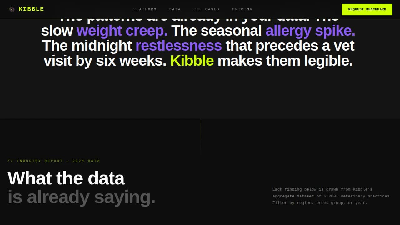 Vitality — Pet Health Landing Page Template