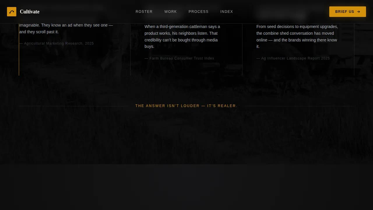Harvest — Dynamic Agribusiness Marketing Landing Page Template