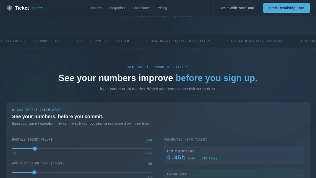 Reserve — Swift Financial Assistance Landing Page Template
