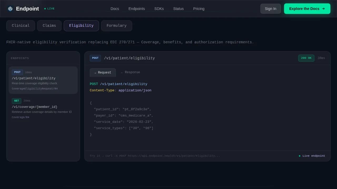 Nexus — Intelligent Healthcare Integration Landing Page Template