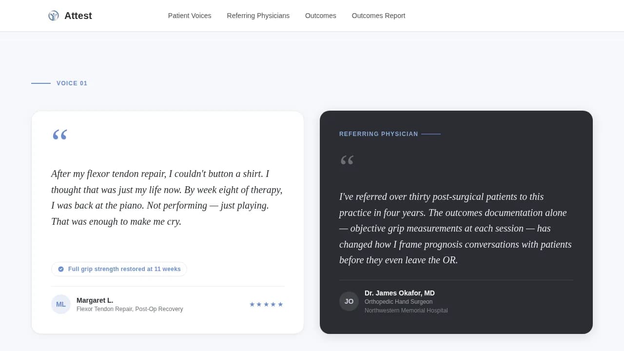 Rehabilitate — Occupational Therapist Landing Page Template