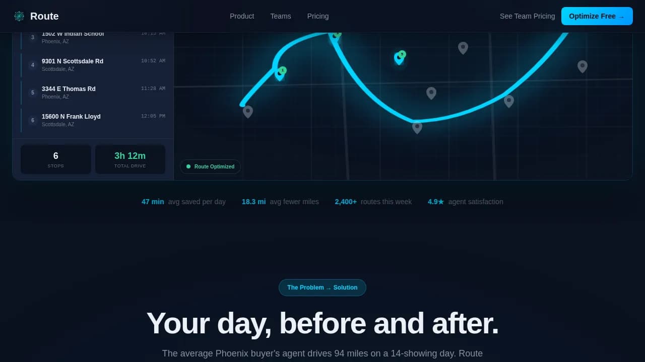 Optimize — Real Estate Landing Page Template