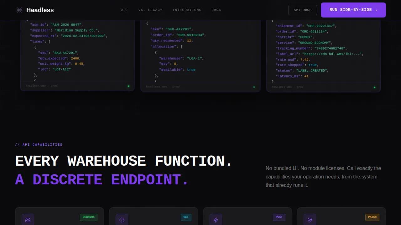 Nexus — Intelligent API Integration Landing Page Template