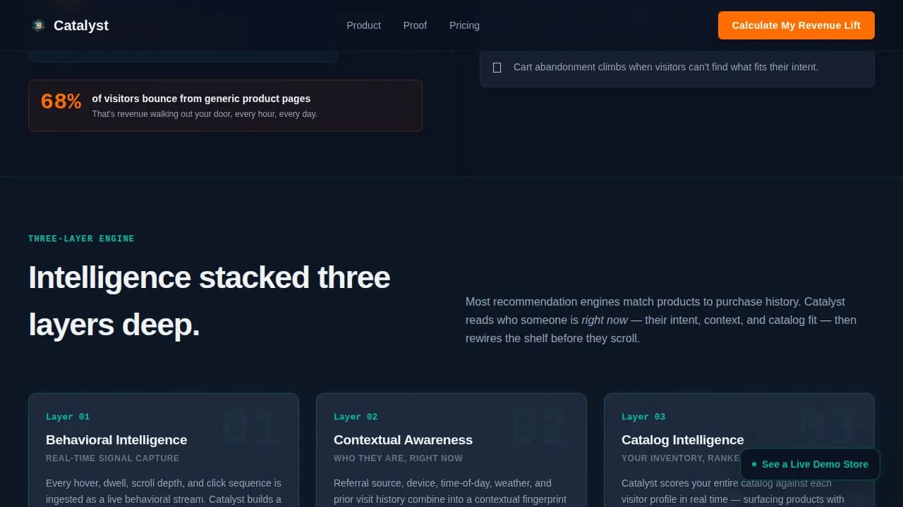 Ignite — Advanced AI Personalization Landing Page Template