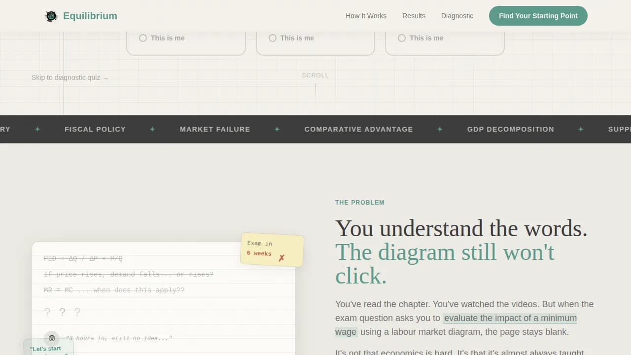 Economics Education Professional Website Template