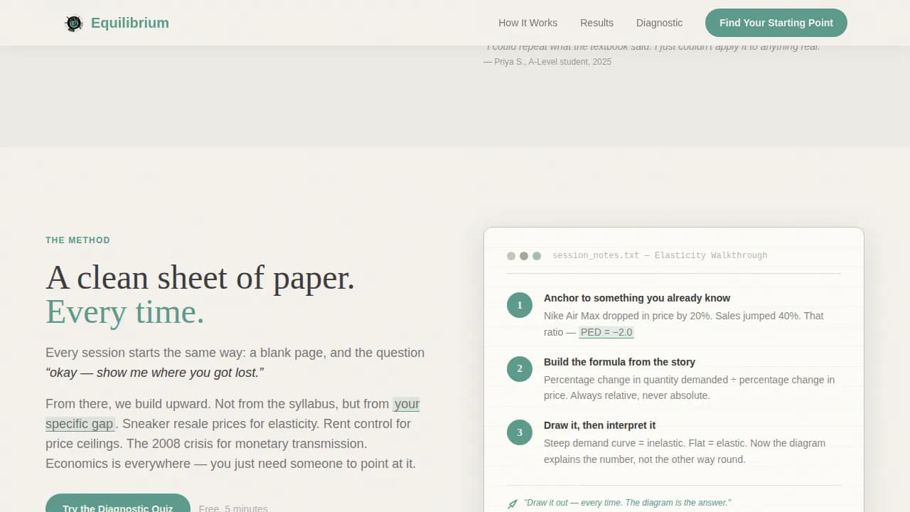 Economics Education Professional Website Template