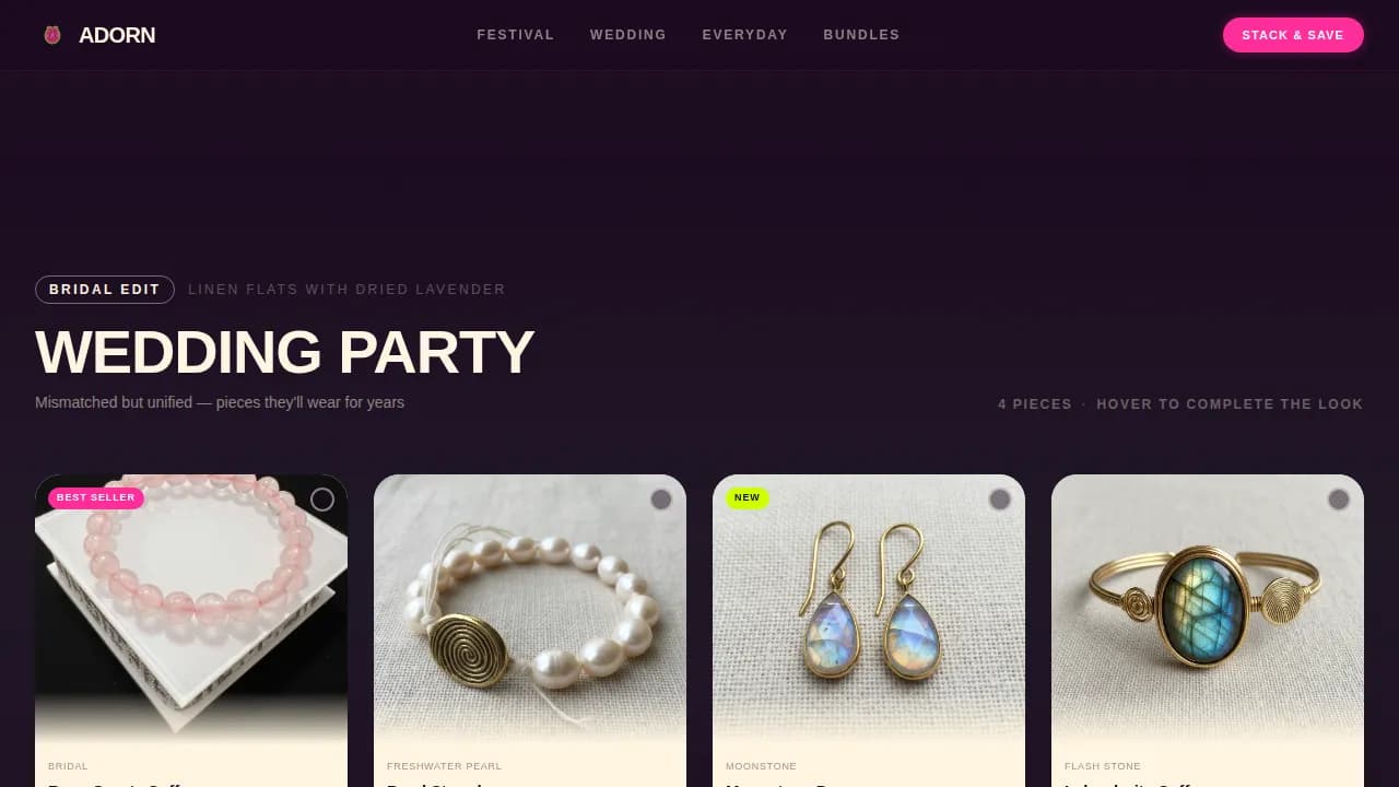 Bohemian Fashion Professional Website Template