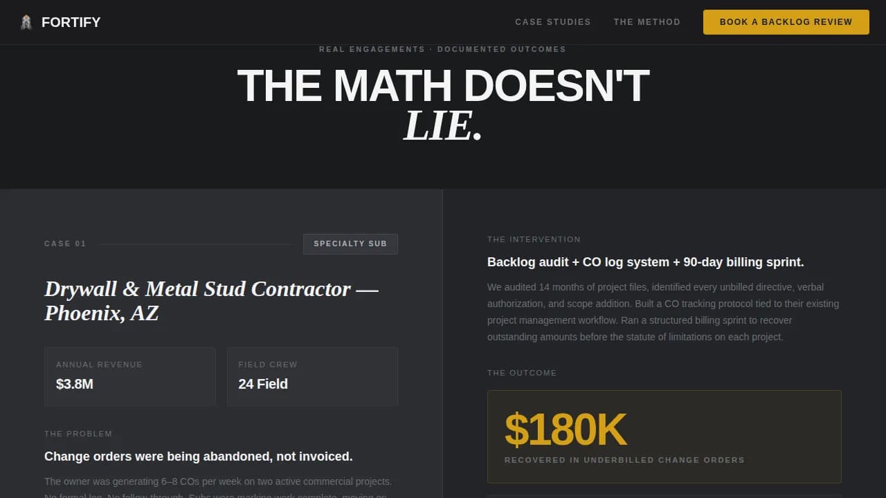 Elevate — Expert Construction Strategy Landing Page Template