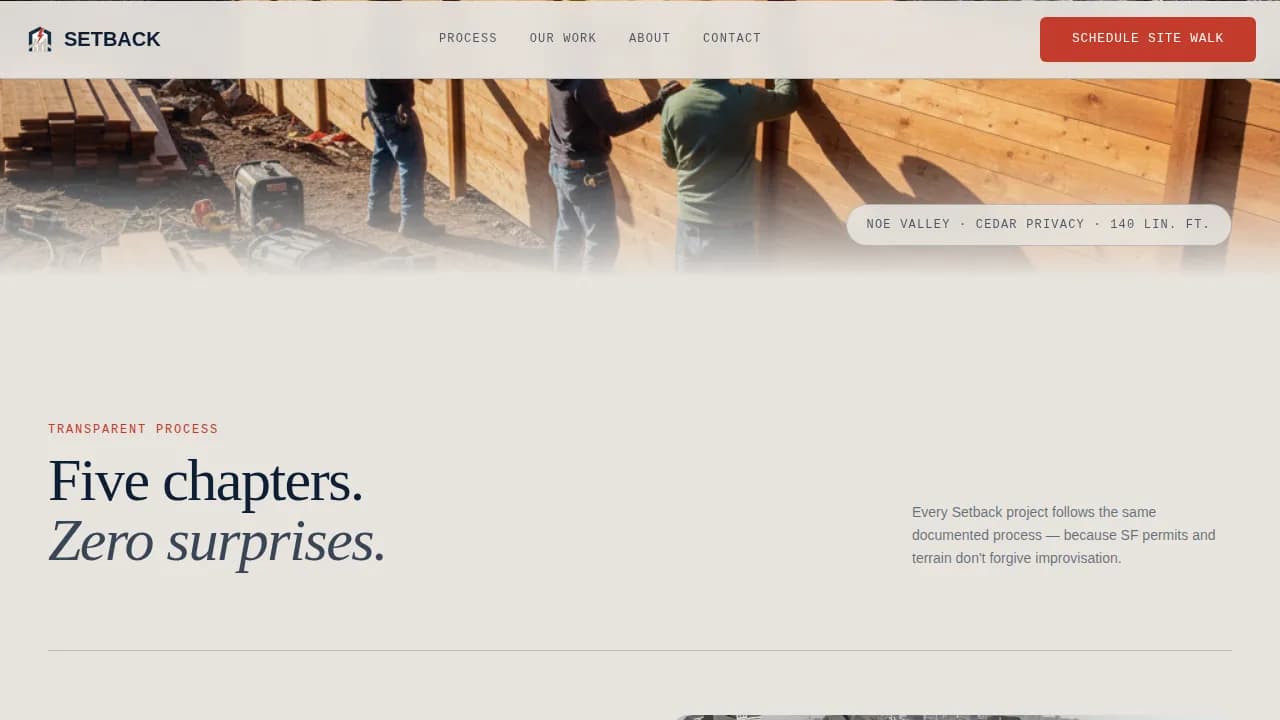 Perimeter — Trusted Fence Installation Landing Page Template