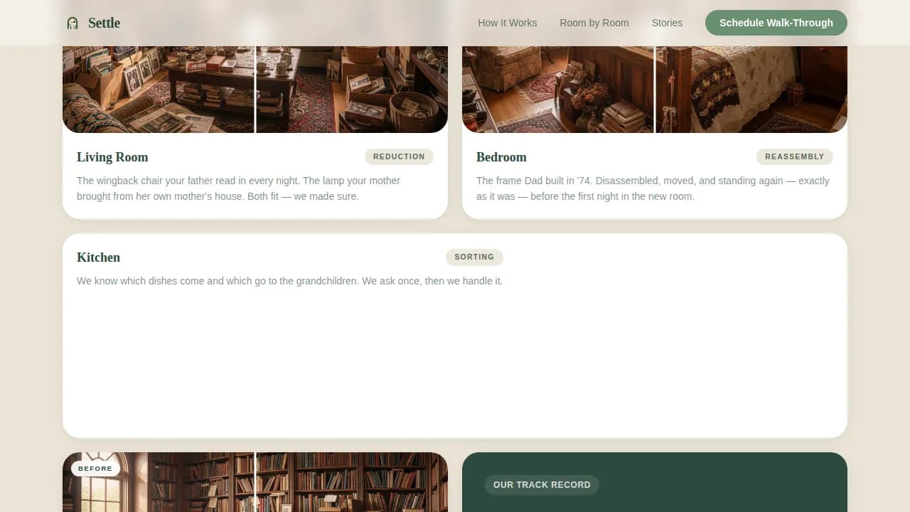 Moving & Relocation Booking Website Template