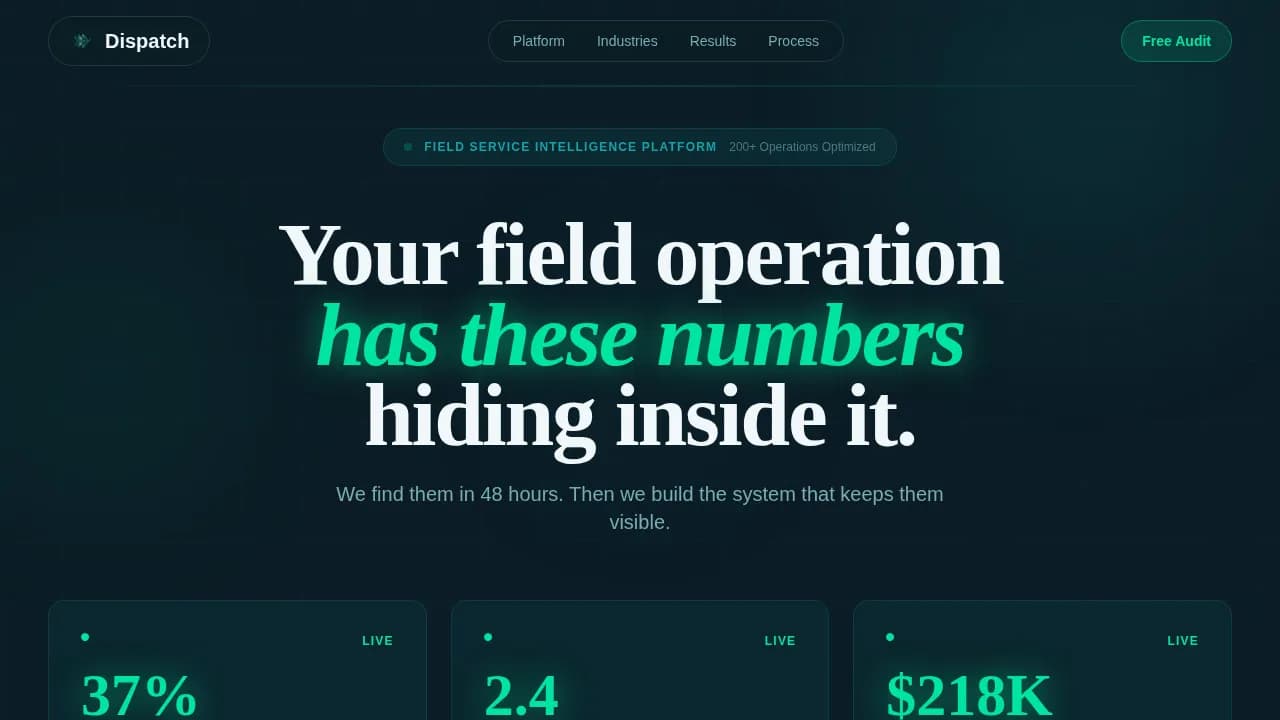 Insight — Strategic Logistics Advisory Landing Page Template