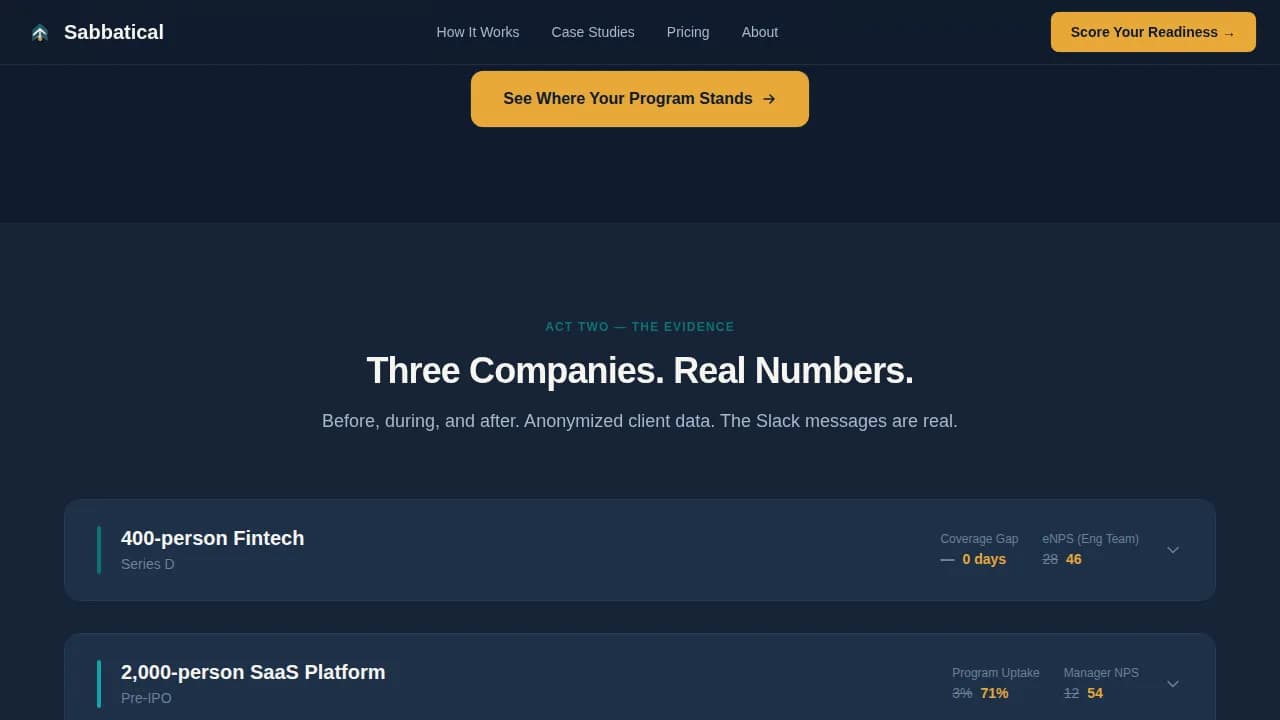 Pathfind — Professional Sabbatical Planning Landing Page Template